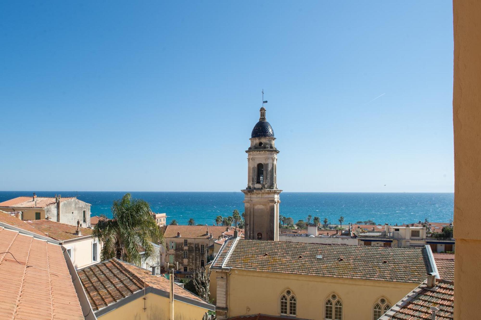 Palm Riviera - Vieille Ville De Menton - Vue Mer Εξωτερικό φωτογραφία